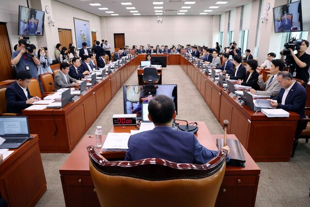 지난달 25일 서울 여의도 국회에서 열린 산업통상자원중소벤처기업위원회 전체회의. / 뉴시스
