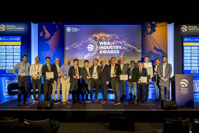 한국전력은 지난 15일 프랑스 파리에서 개최된 2025 WBA 인더스트리 어워드에서 전력구 특화 비상통신망 기술의 공공 서비스 혁신성을 인정받아 사회적 가치 창출부문 대상을 글로벌 유틸리티 최초로 수상했다고 21일 밝혔다. / 한전