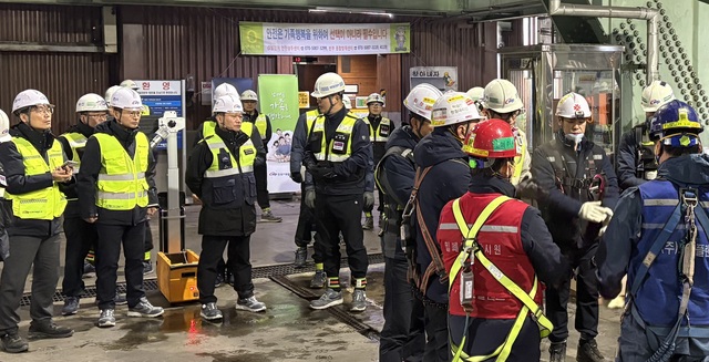 한국서부발전은 충남 태안발전본부에서 ‘안전비상경영체제 현장 작동성 점검’을 28일 시행했다. / 서부발전