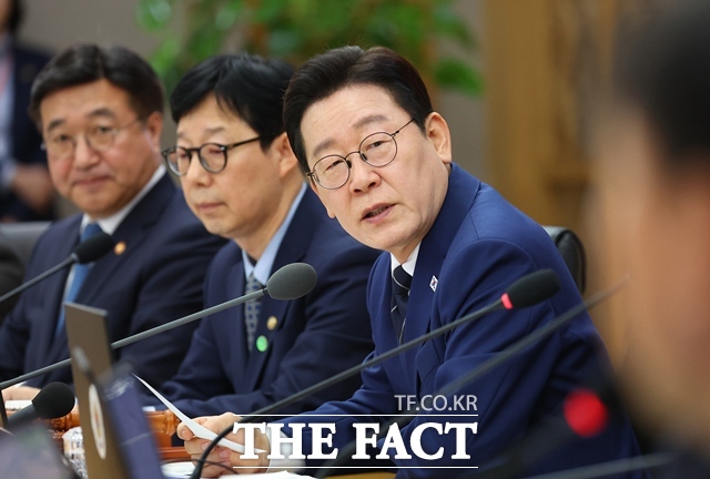 이재명 대통령이 17일 정부세종청사에서 주재한 제10회 국무회의에서 발언하고 있다. /뉴시스