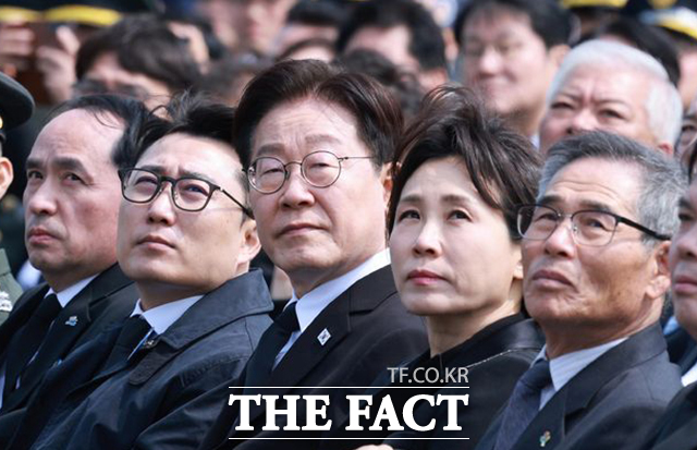 이재명 대통령이 27일 국립대전현충원에서 열린 제11회 서해수호의 날 기념식에 참석해 기념사를 하고 있다. /뉴시스