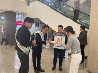  동서발전, 제주공항에서 시민 대상 절약 캠페인 시행