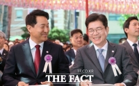  조계사서 만난 정원오·오세훈…부처님 오신 날 '불심 경쟁'