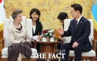  李 대통령, 영국 앤 공주 접견…우호협력 발전 논의