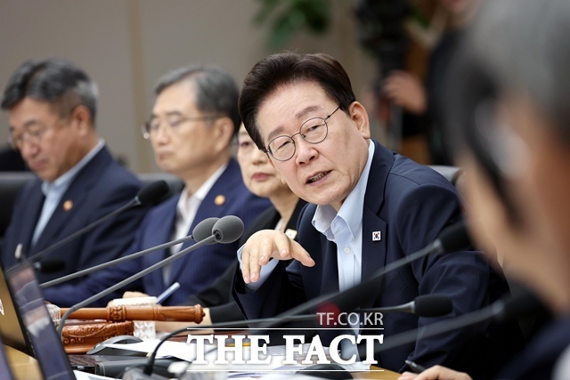 이재명 대통령이 11일 정부세종청사에서 주재한 제35회 국무회의에서 발언하고 있다. /뉴시스