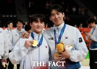  [아시안게임] '농구 형제' 문정현·문유현, 아시안게임 동반 금메달…