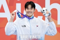  [아시안게임] 김영범, 자유형 50m 대회 신기록…예선 전체 1위로 결승행