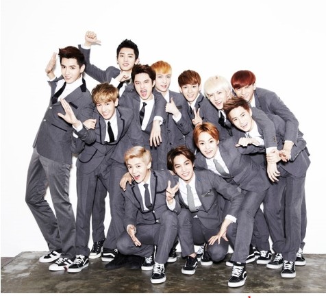 남성 아이돌 그룹 엑소가 2013 MTV 유럽 뮤직 어워드 수상 후보에 올랐다./SM TOWN 홈페이지 캡처