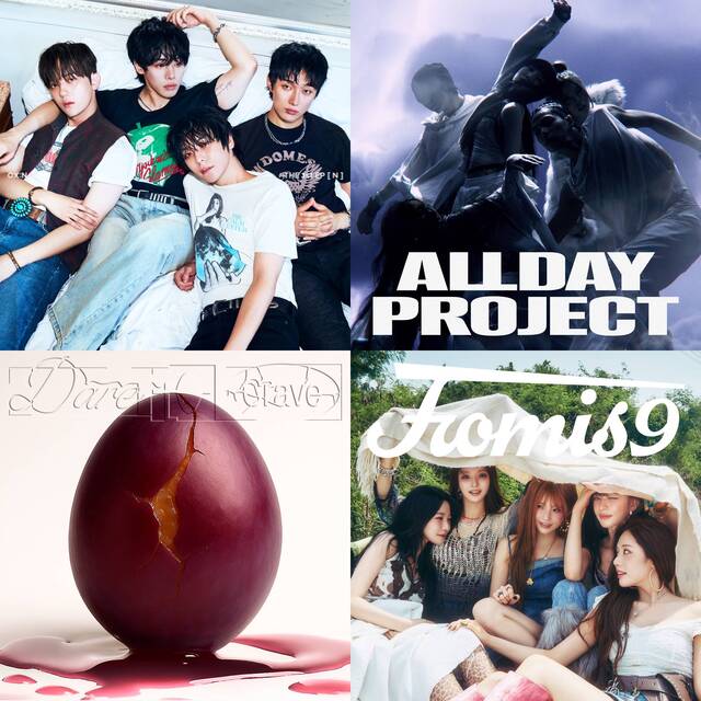 2025년 6월 넷째 주, 팬앤스타 위클리 뮤직에 진입한 후보를 소개합니다. / 아이피큐, 더블랙레이블, 스타쉽엔터테인먼트, 어센드엔터테인먼트