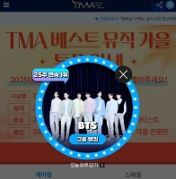  BTS, '팬앤스타' 그룹랭킹 25주 연속 1위