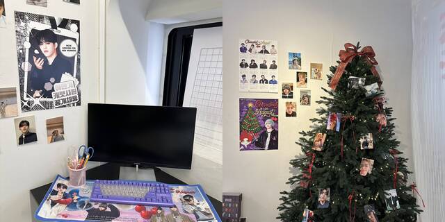 지난 13일, 서울 마포구 카페 지금에서 그룹 세븐틴 에스쿱스의 테마카페가 열렸다. /팬앤스타