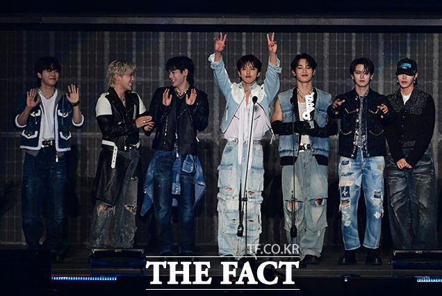 가수 JO1이 팬앤스타 그룹랭킹 7위에 올랐다. 남은 투표 기간 동안 순위가 오를지 기대된다. /남윤호 기자