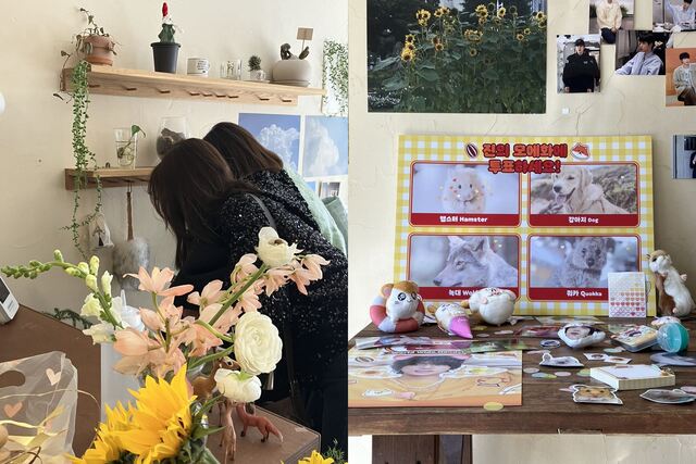 이날 국내외 다양한 진 팬들이 현장을 방문했다. /팬앤스타