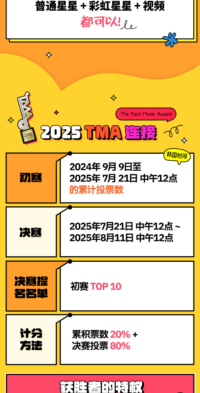 2025 TMA 글로벌 핫스타상 투표안내