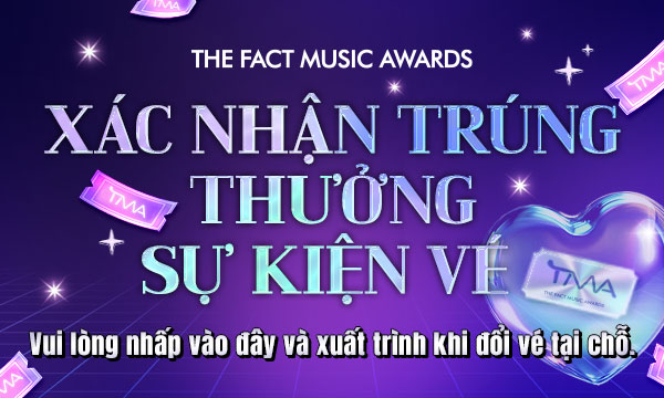 2025 THE FACT MUSIC AWARDS TICKET